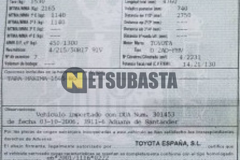 Toyota Corolla Verso 2.2 D4D 2006