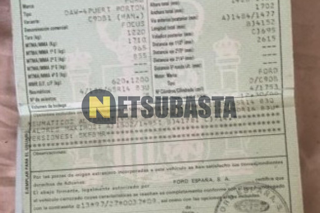 Ford Focus 1.8 TDdi 2001