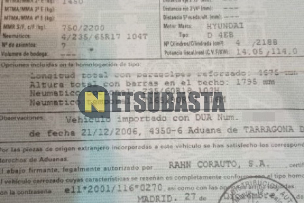 Hyundai Santa Fe 2.2 CRDI VGT 4x4 2006