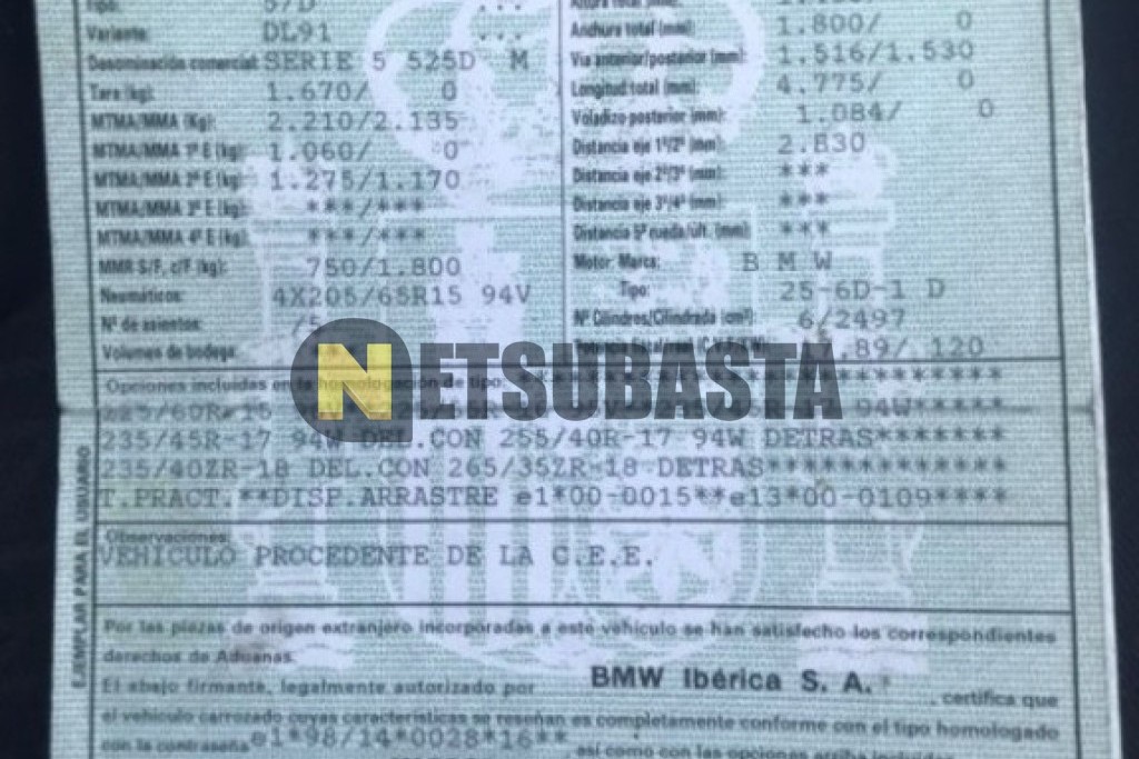 Bmw 525d 2002