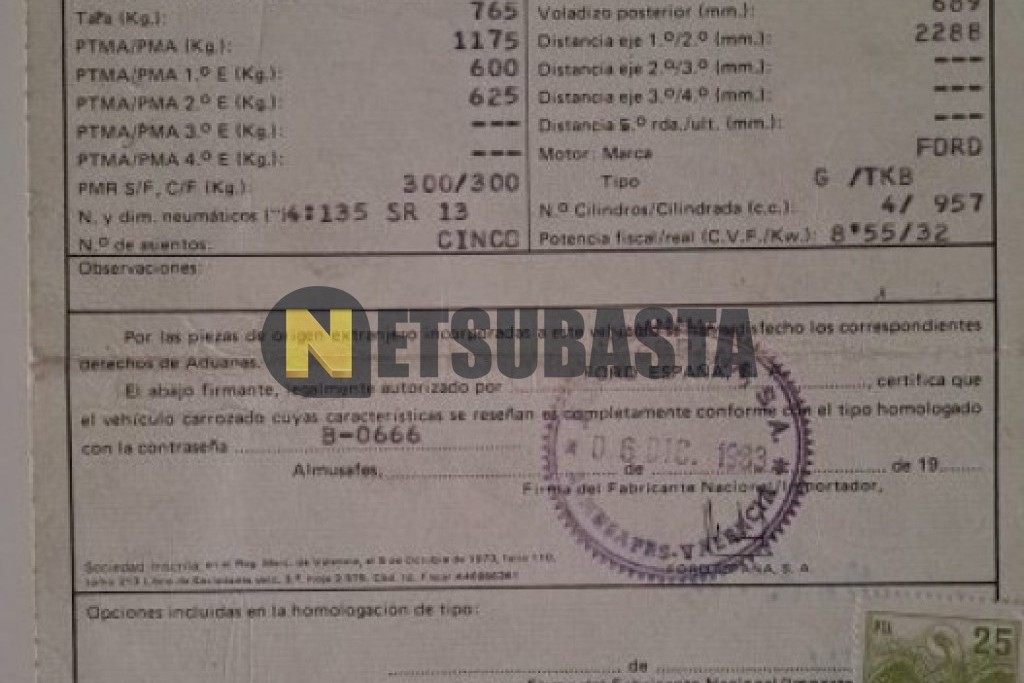 Ford Fiesta 1.0 1983