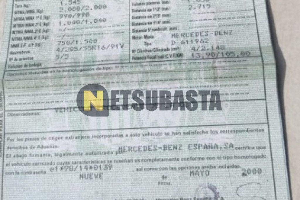 Mercedes-Benz C 220 CDI Aut. 2000