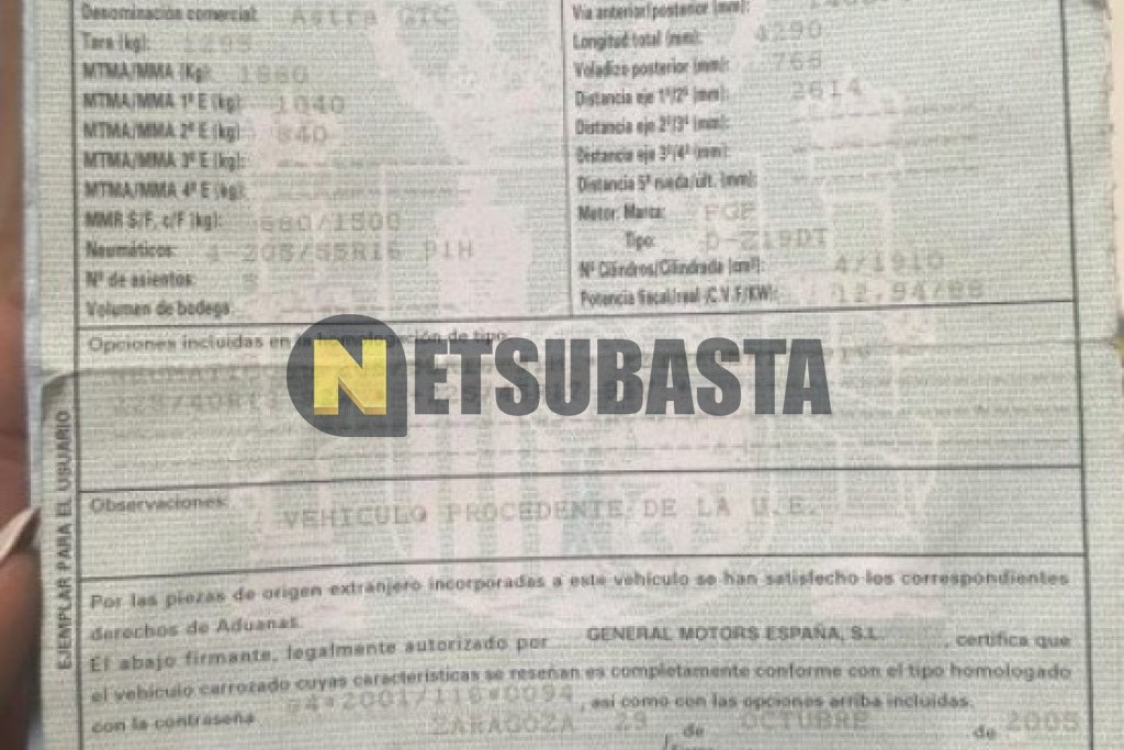 Opel Astra GTC 1.9 CDTi 2005