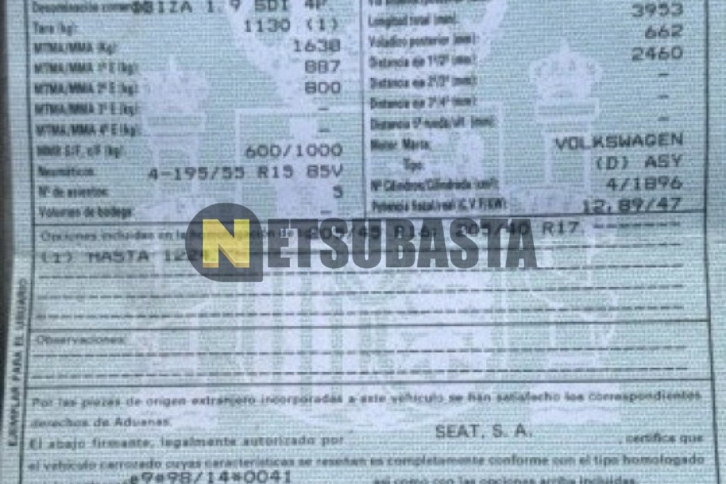 Seat Ibiza 1.9 SDi 2005
