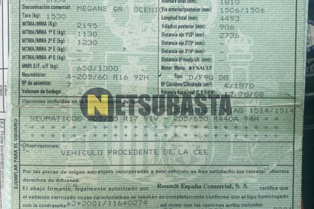Renault Grand Scenic 1.9 dCi 2004