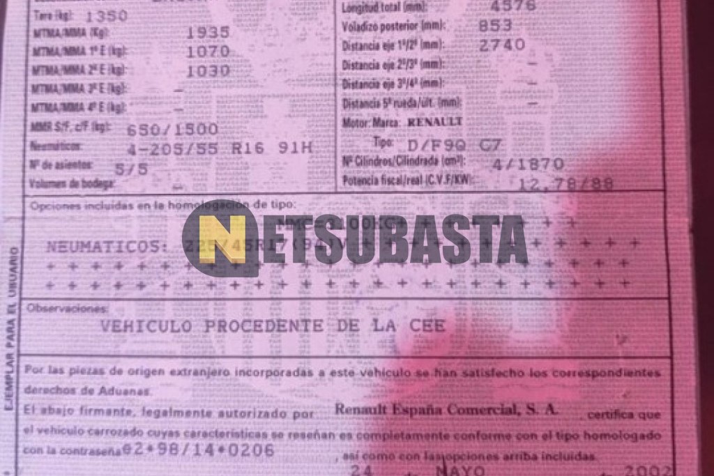Renault Laguna 1.9 dCi 2002