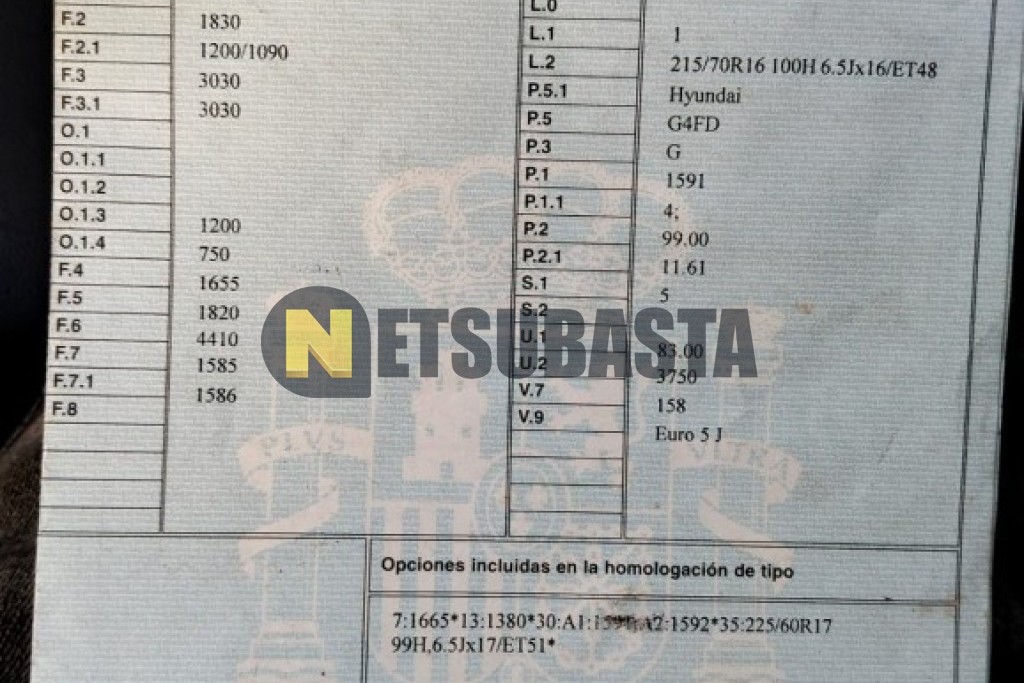 Hyundai ix35 1.6 GDi 4x2 2015