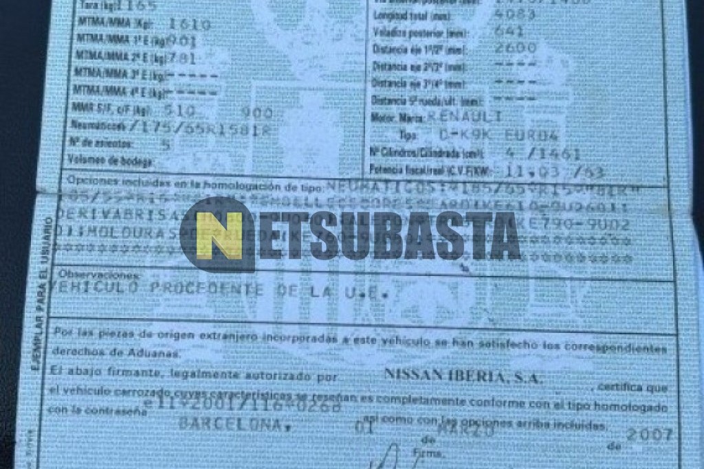 Nissan Note 1.5 dCi 2007