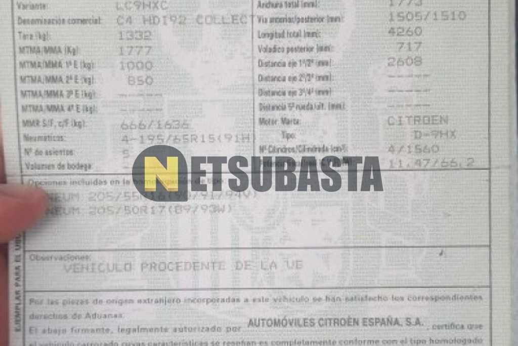 Citroën C4 1.6 HDi 2006
