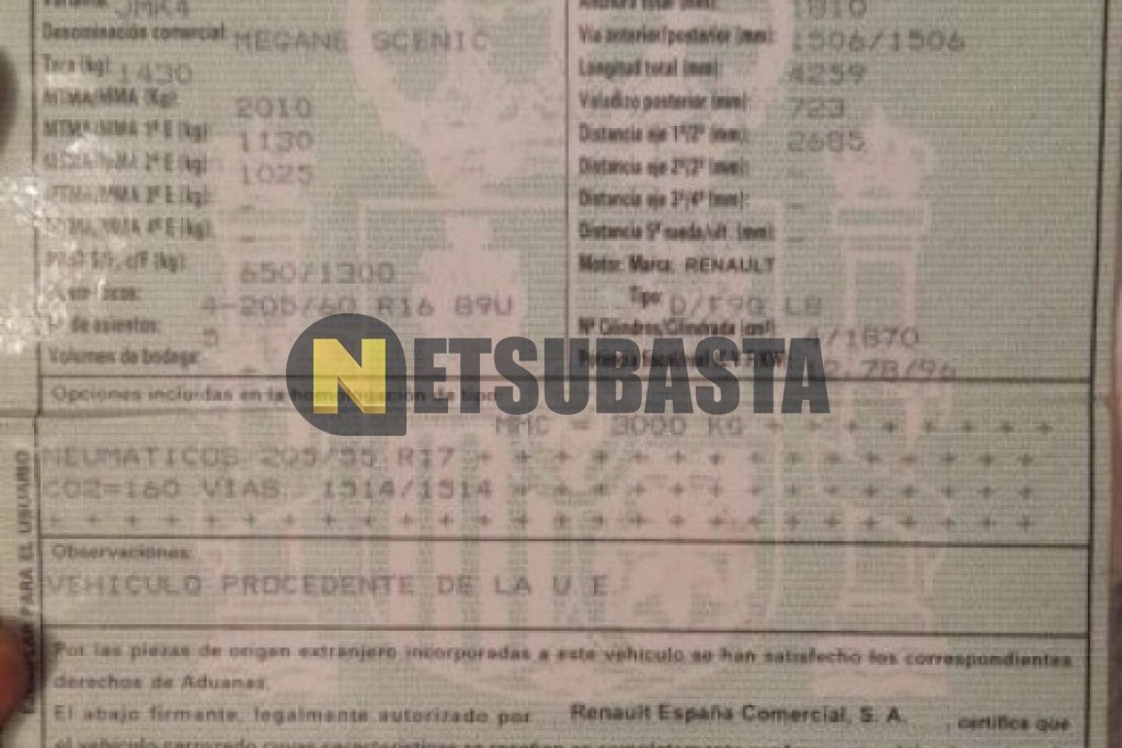 Renault Scénic 1.9 dCi 2008
