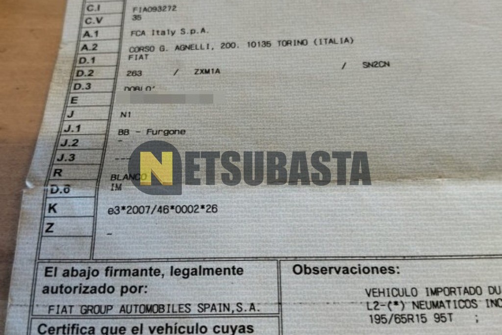 Fiat Dobló Cargo 1.3 Multijet 2015