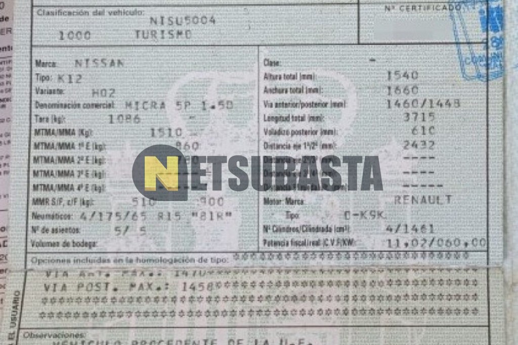 Nissan Micra 1.5dCi 2004