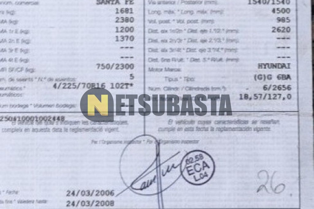 Hyundai Santa Fe 2.7 2003
