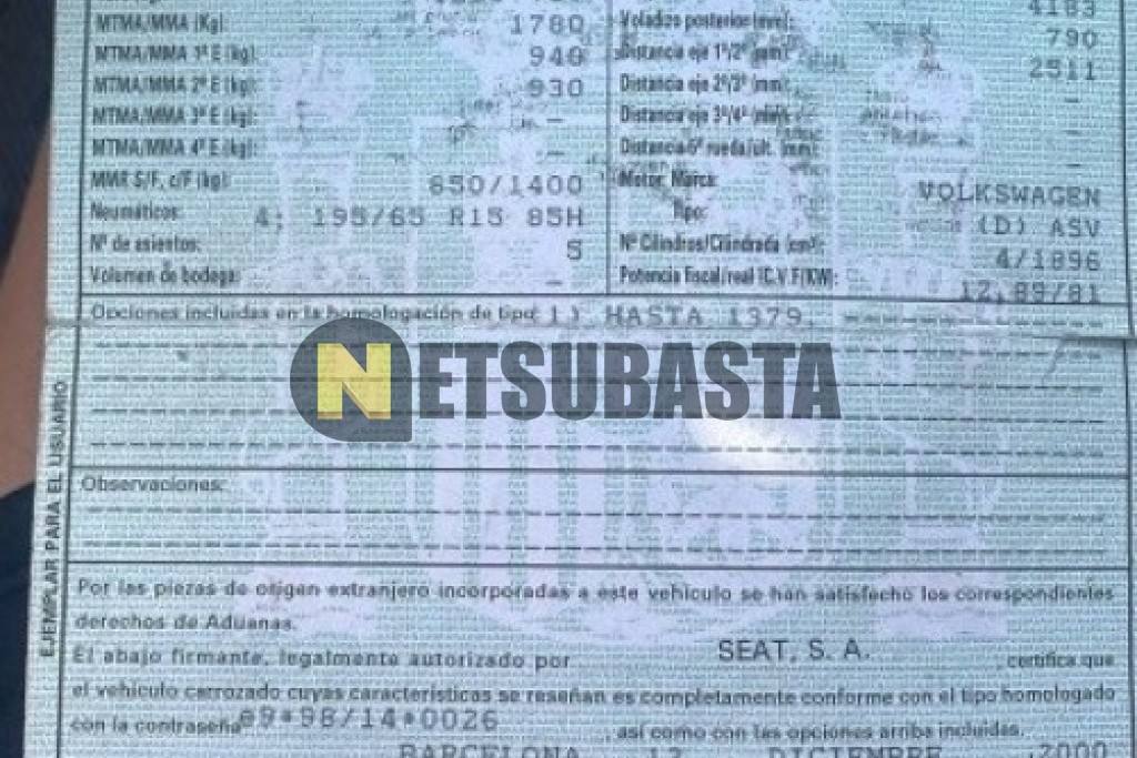 Seat Leon 1.9 TDI 2000