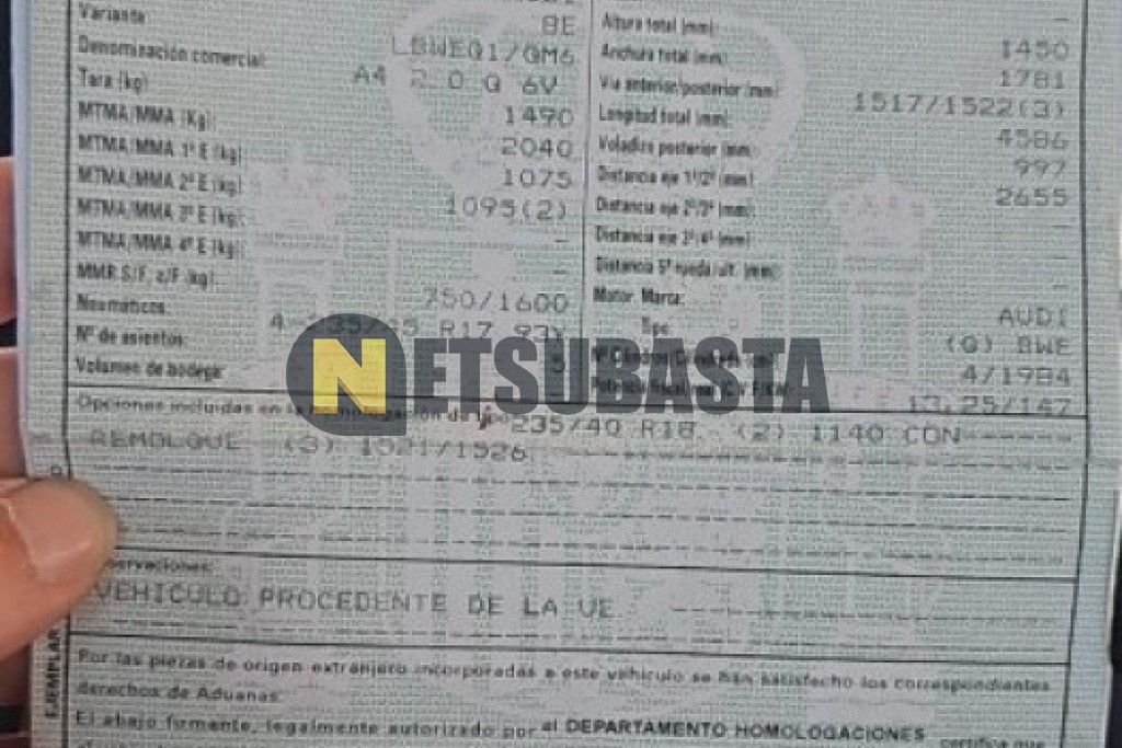 Audi A4 2.0 T FSI quattro 2007