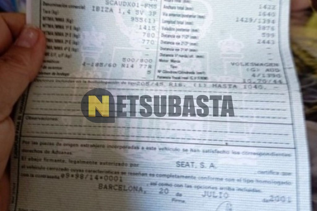 Seat Ibiza 1.4 2002