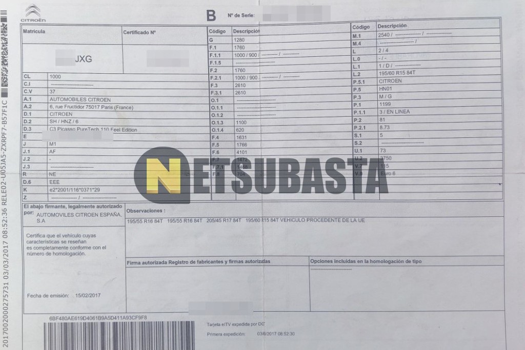 Citroën C3 Picasso 1.2 PureTech 2017