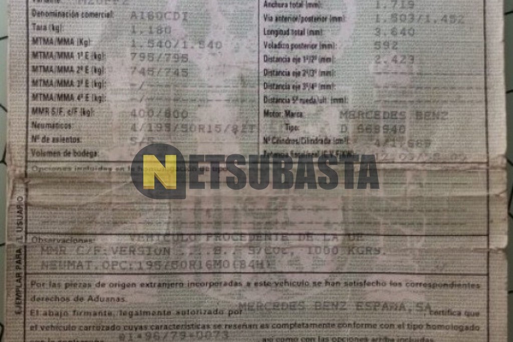 Mercedes-Benz A 160 CDI Aut. 2004