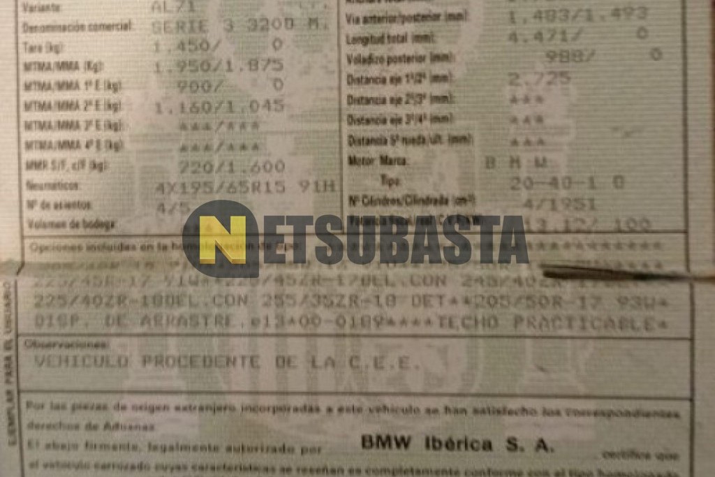 Bmw 320d 2001