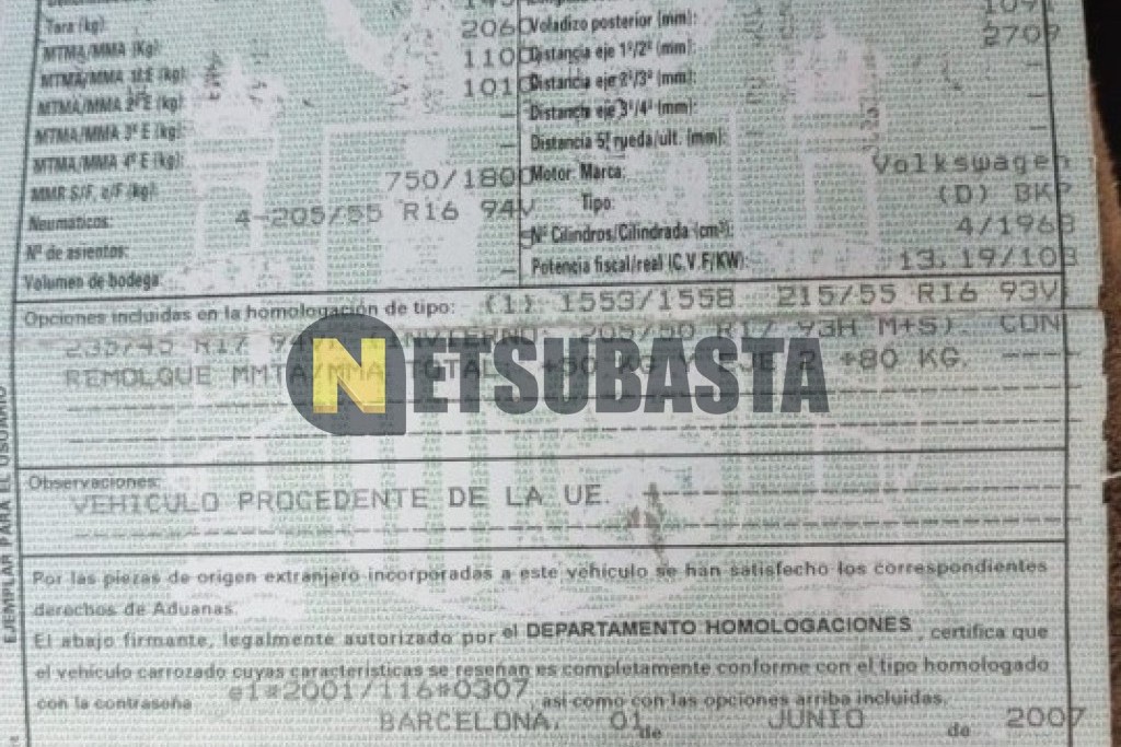 Volkswagen Passat 2.0 TDI 2007