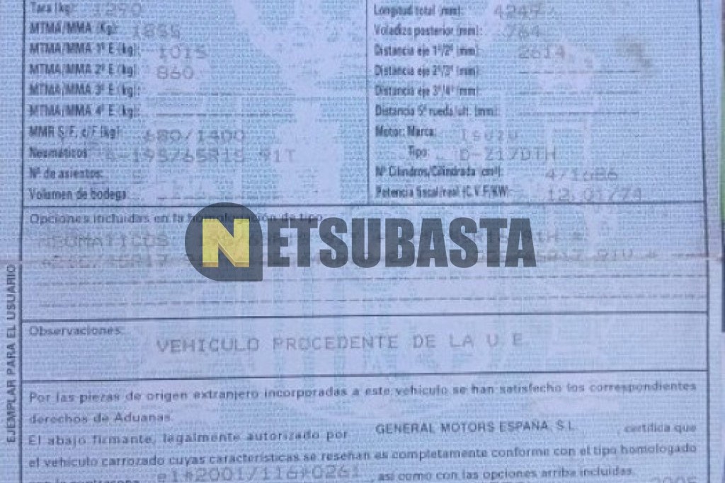 Opel Astra 1.7 CDTi 2005