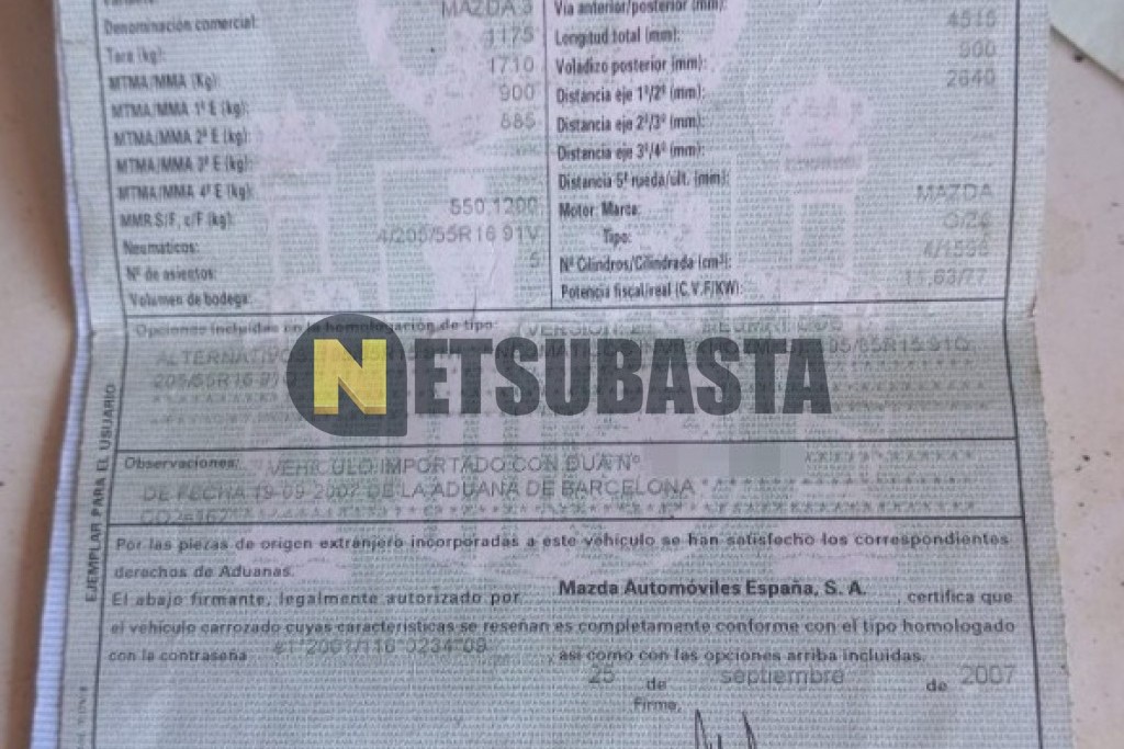 Mazda 3 SportSedán 1.6VVT 2008