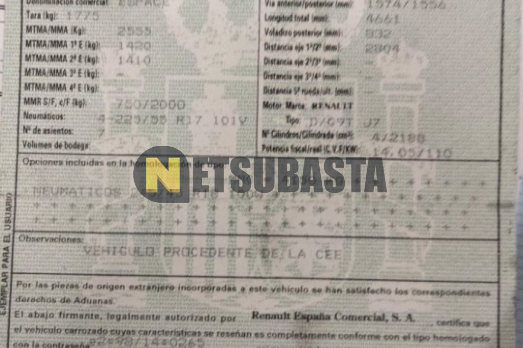 Renault Espace 2.2 dCi 2005