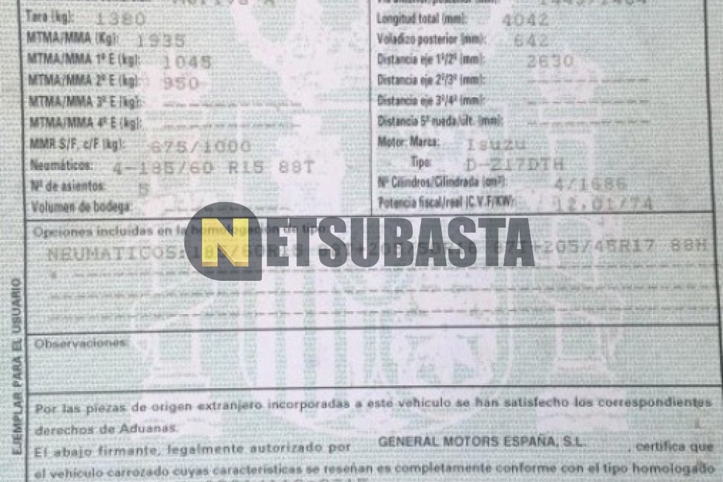 Opel Meriva 1.7 CDTi 2006