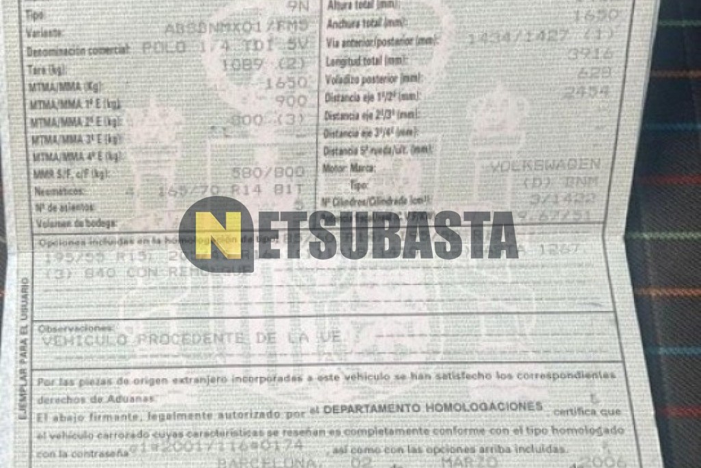 Volkswagen Polo 1.4 TDI 2006