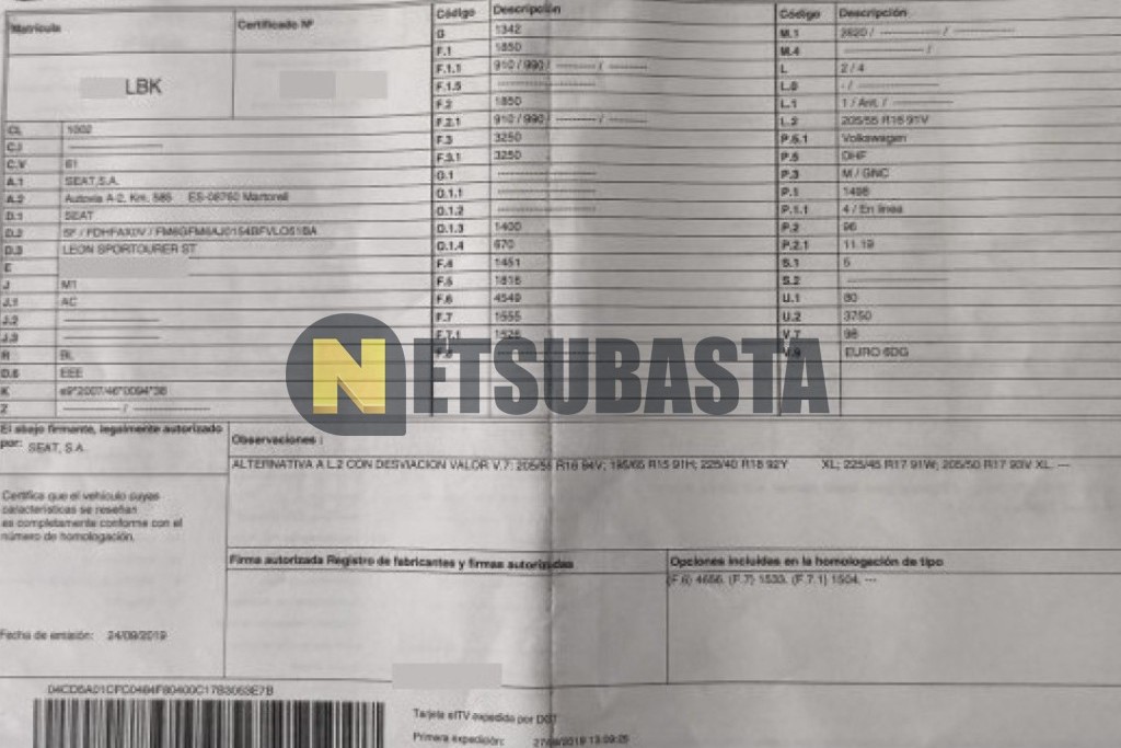 Seat Leon ST 1.5 TGI 2019