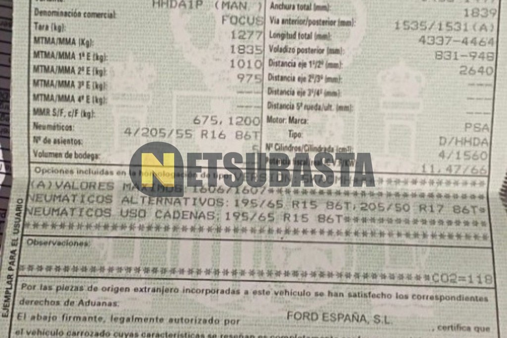Ford Focus 1.6 TDCi 2010