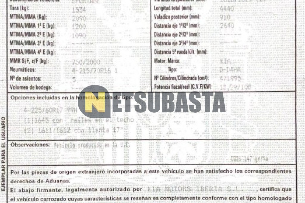 Kia Sportage 2.0 CRDI VGT 4x2 2010
