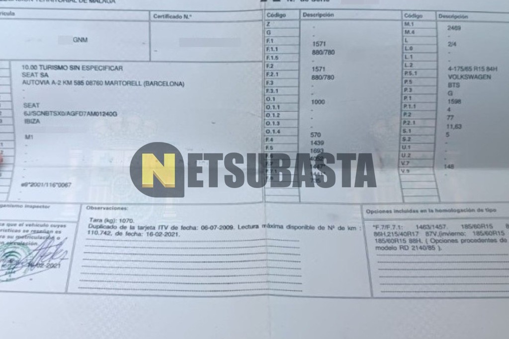 Seat Ibiza 1.6 16v DSG 7 vel. 2009