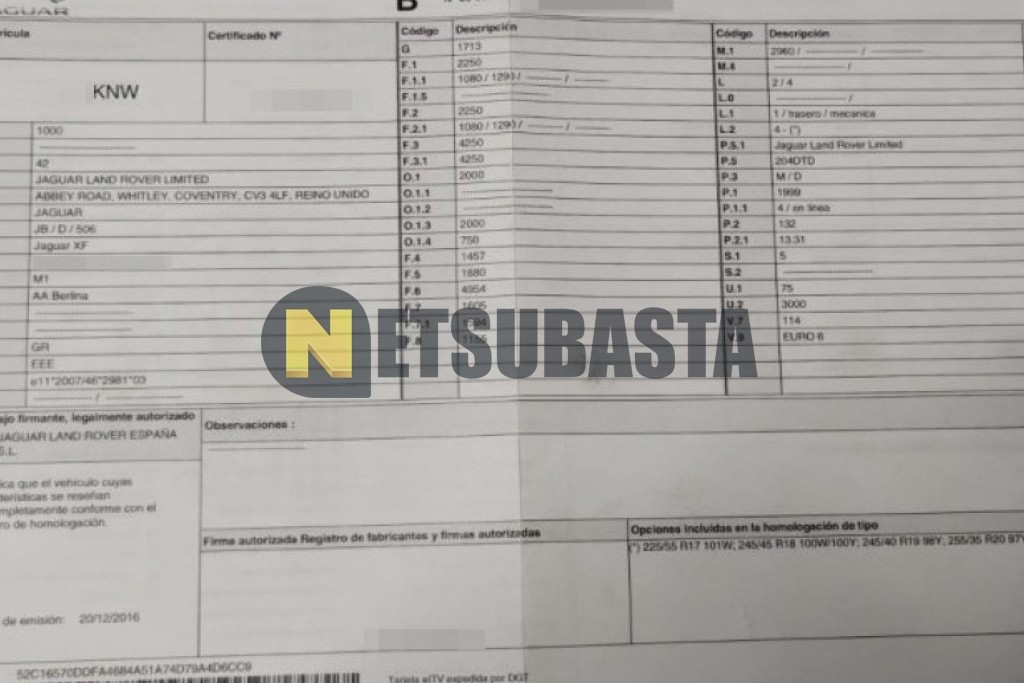 Jaguar XF 2.0 Diesel Auto 2018