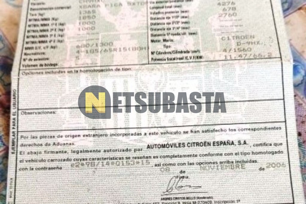 Citroën Xsara Picasso 1.6 HDi 2006