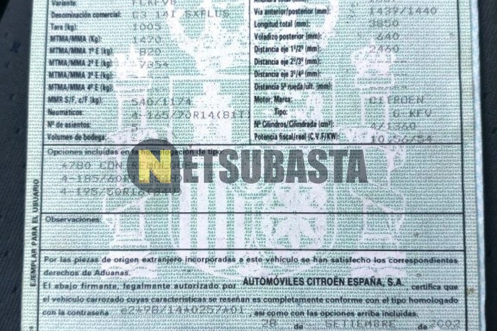 Citroën C3 1.4i 2002