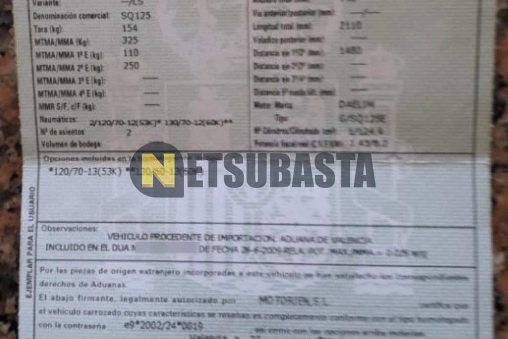 Daelim S2 125 FI 2009