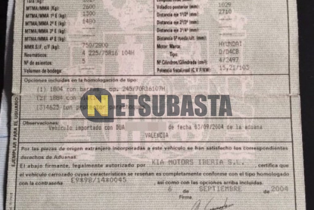 Kia Sorento 2.5 CRDi 4WD 2004