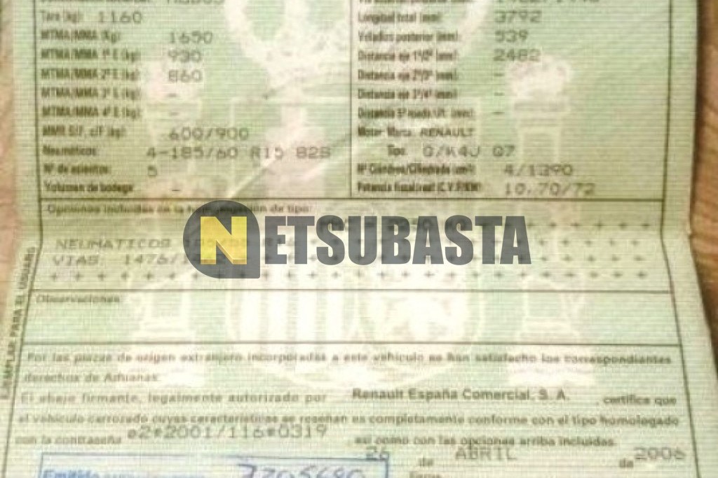 Renault Modus 1.4 16v 2006