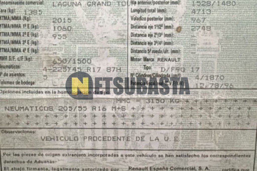 Renault Laguna Grand Tour 1.9 dCi 2006