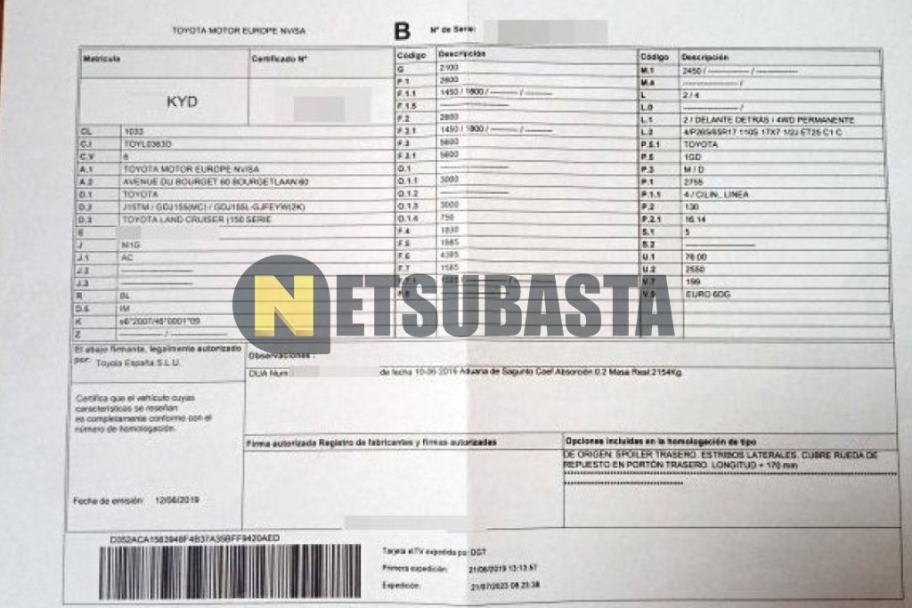 Toyota Land Cruiser 180D 2019