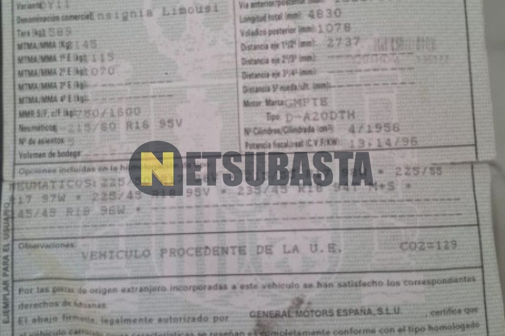 Opel Insignia 2.0 CDTI 2011