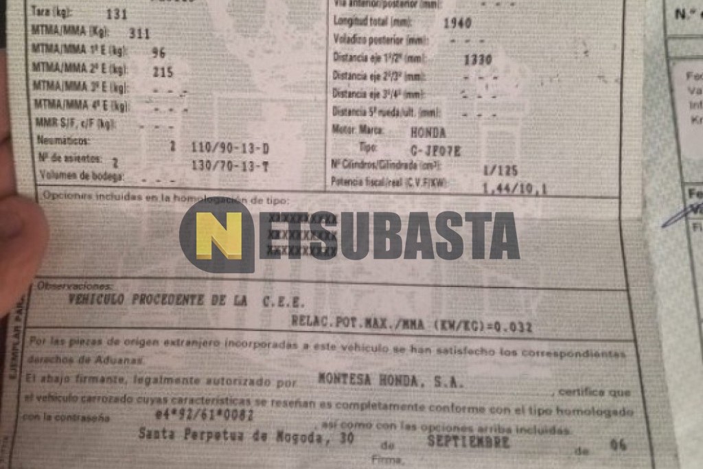 Honda NES 125 2007