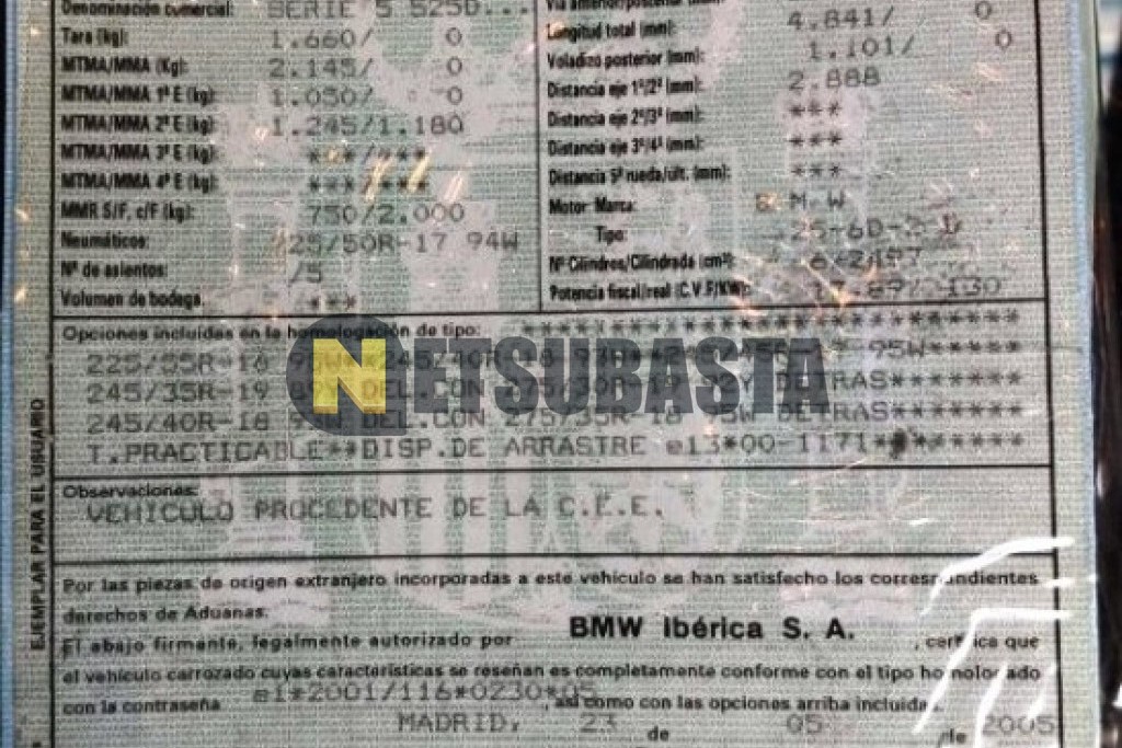 Bmw 525d 2005