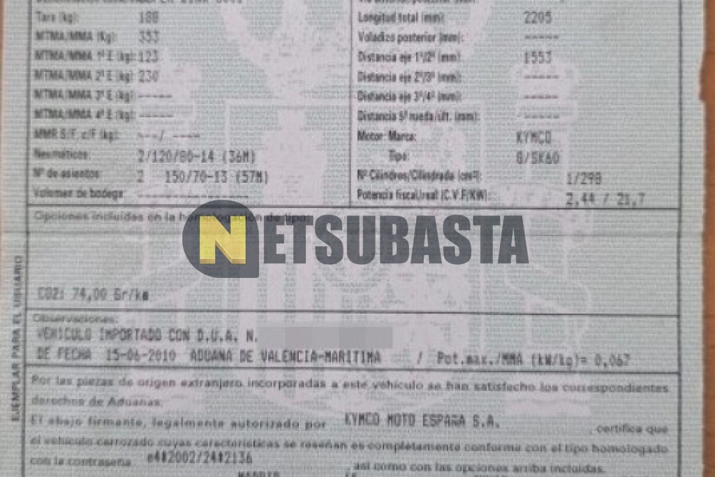 Kymco Super Dink 300i 2010