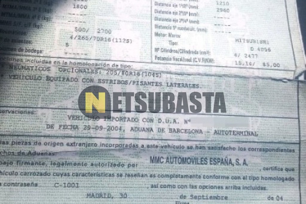 Mitsubishi L200 Doble Cabina 2.5 4X4 2005