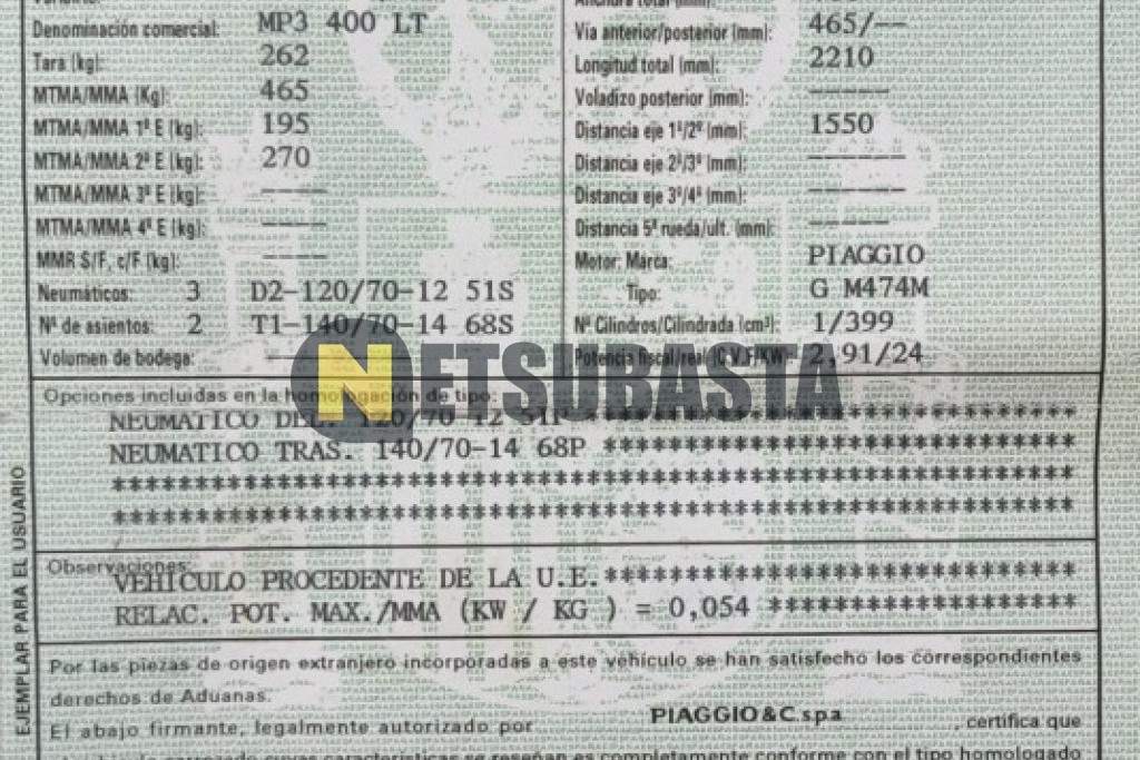 Piaggio MP3 LT 400 2010