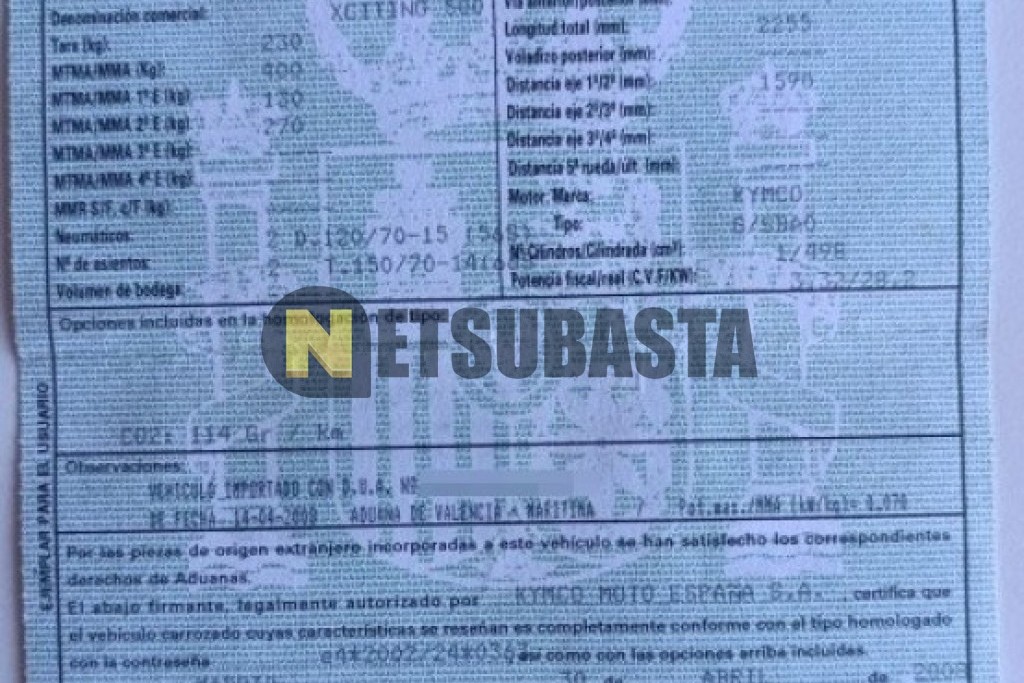 Kymco Xciting 500 2008