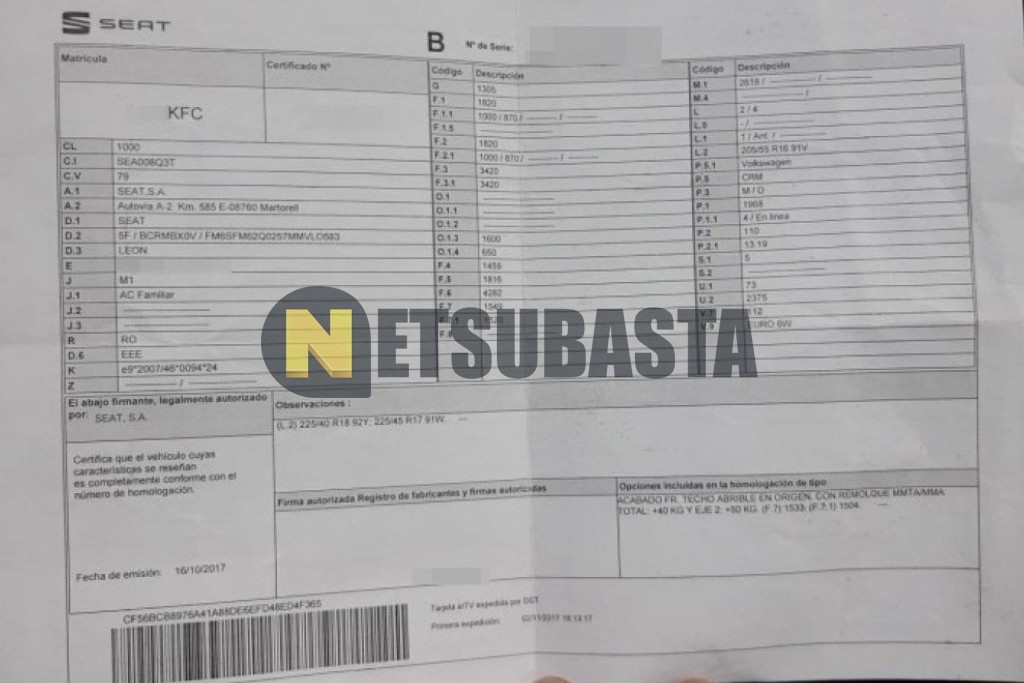 Seat Leon 2.0 TDI 2017