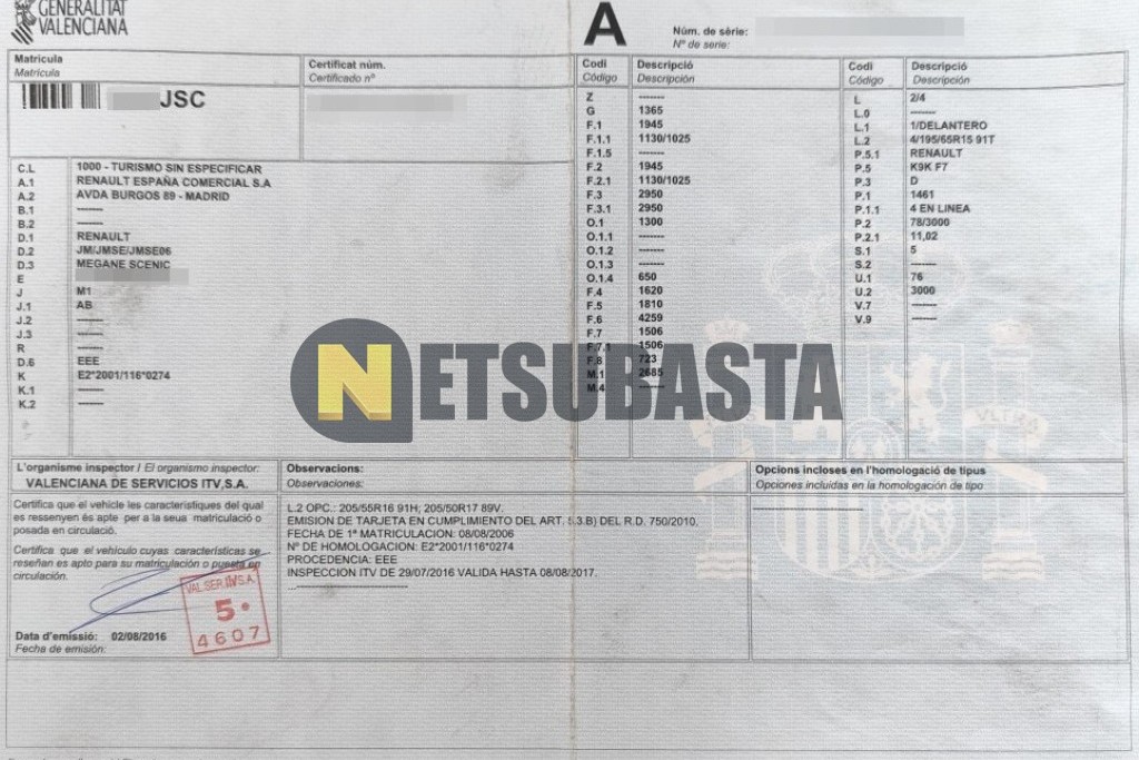 Renault Scenic 1.5 dCi 2006